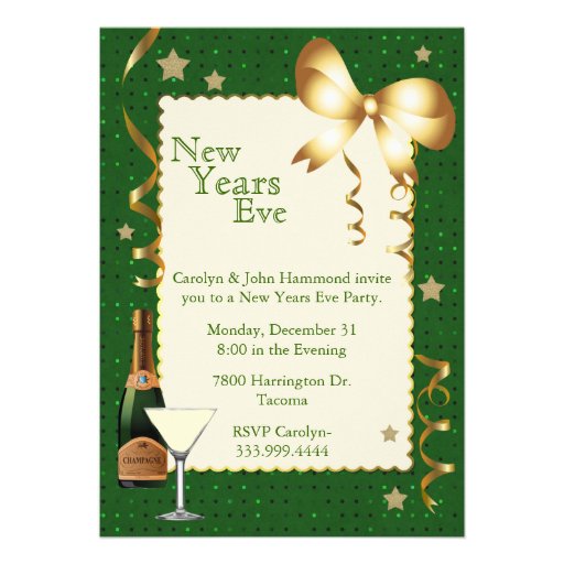 Chic New Years Eve Party Invitations 9