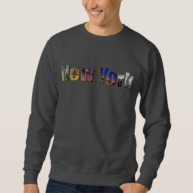 Stylish New York gray  Sweatshirt (Front)
