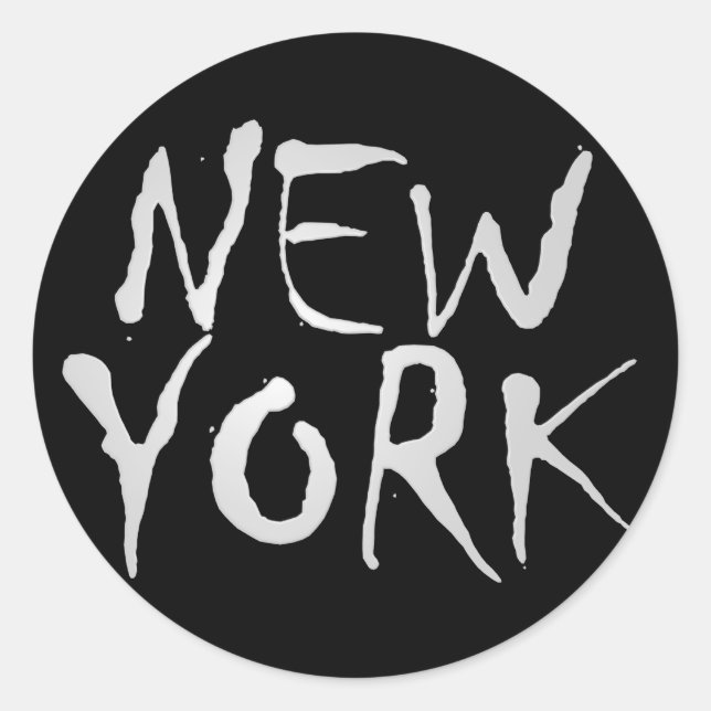 Stylish New York Sticker (Front)