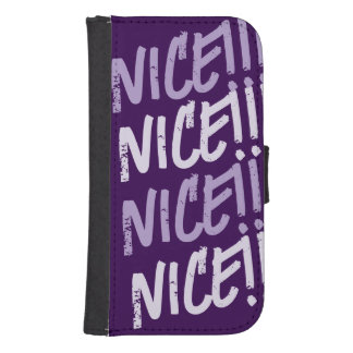 Stylish "NICE!!!!" Phone Wallet Case