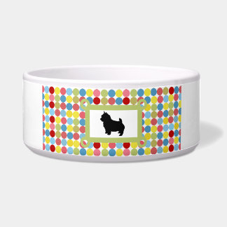 Stylish Norwich Terrier Dog Food Bowl