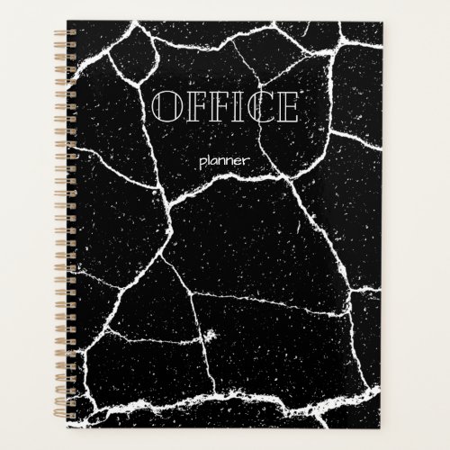 Stylish Office l Business black white Planner