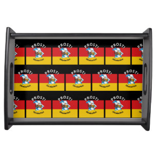 Stylish Oktoberfest German Flag Beer Serving Tray
