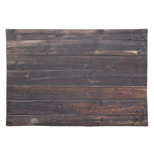 Stylish Old Wood Grain Cloth Placemat