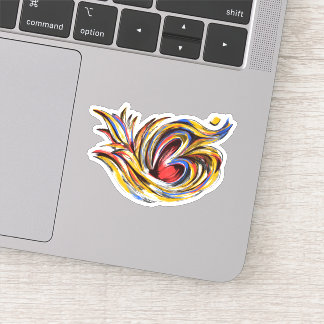 Stylish Om Symbol pattern Sticker