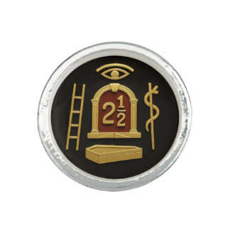 Stylish Orange Lodge Ring