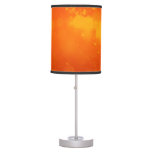 Stylish Orange Sparkle Table Lamp at Zazzle