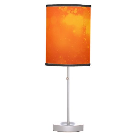 Stylish Orange Sparkle Table Lamp