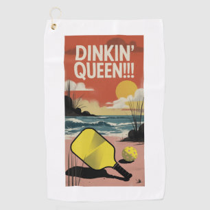 Stylish Paddle DINKIN' QUEEN!!! Gift Sports Towel