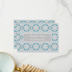 Stylish Paint Splash Couples Thank You Card