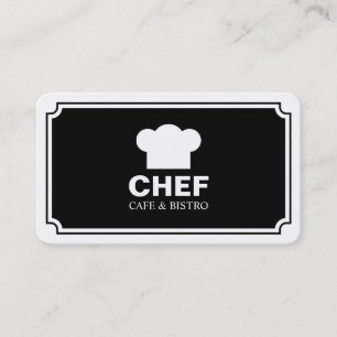 Stylish panel - Black (Eggshell) Business Card