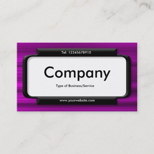 Stylish Panel _ Brushed Deep Magenta Texture Business Card