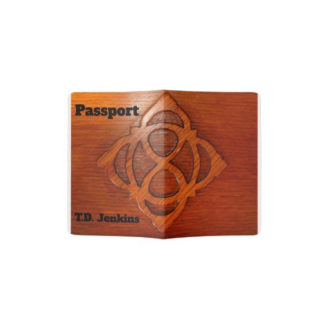 Stylish Passport Holder (Opened)