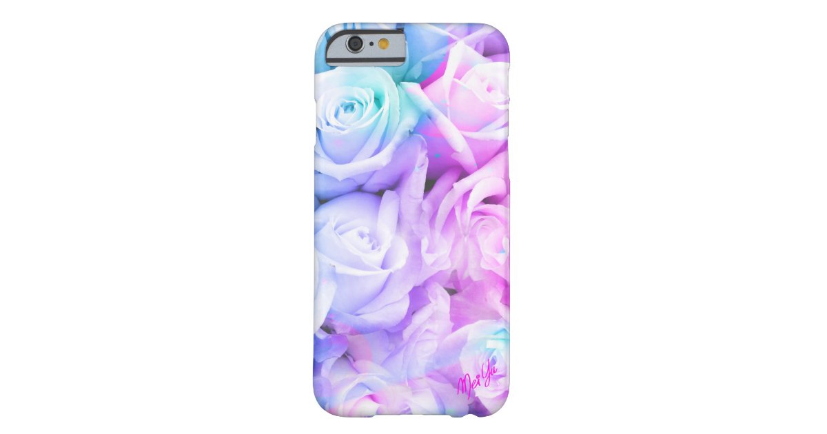 Stylish Pastel Roses Floral iPhone 6/6S Slim Case | Zazzle