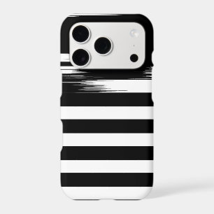 Stylish Pattern Design in Black and White iPhone 17 Pro Case