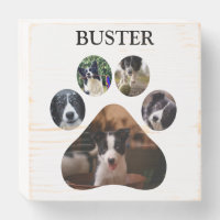 Stylish Paw  Print Photo | Pet Memorial