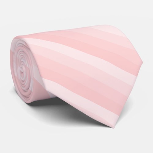 Stylish Peach Color Stripes Trendy Custom Cute Neck Tie