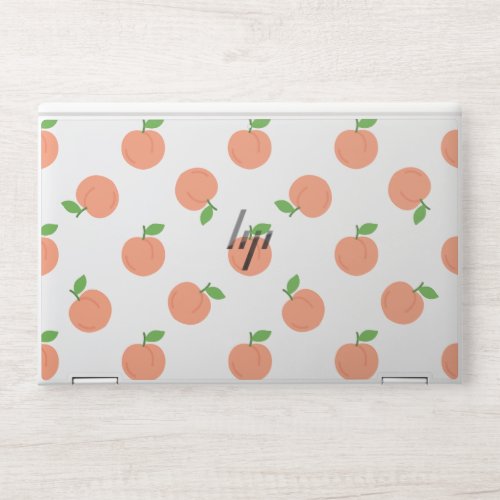  Stylish Peach Look Modern Script  HP Laptop Skin