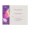 Stylish Peacock Charm Wedding RSVP Card
