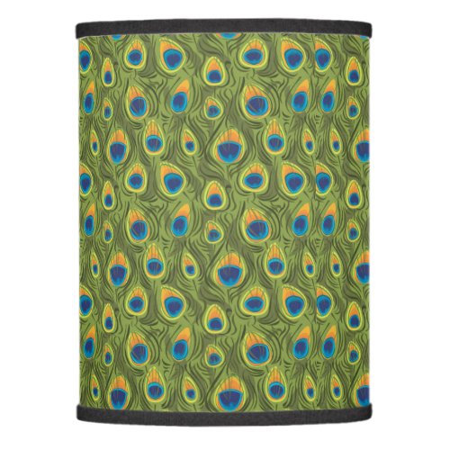 Stylish Peacock Print Pattern Lamp Shade