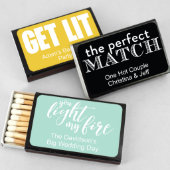 Stylish Perfect Match Black Matchboxes (Front)