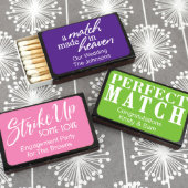 Stylish Perfect Match Black Matchboxes (Front)