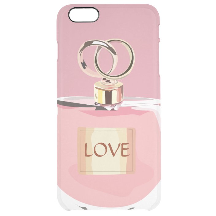 Stylish Perfume Bottle Unique Girly Pink And Gold Uncommon Iphone Case Zazzle Com