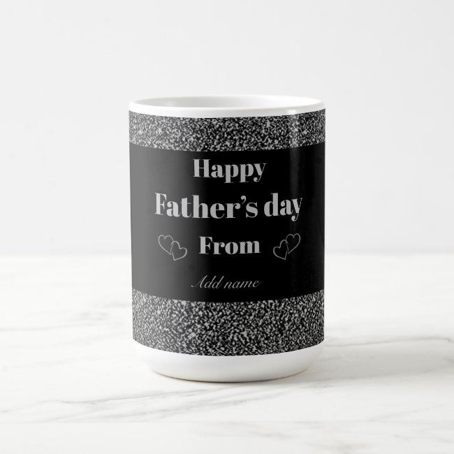 Stylish personalised father’s day mug gift