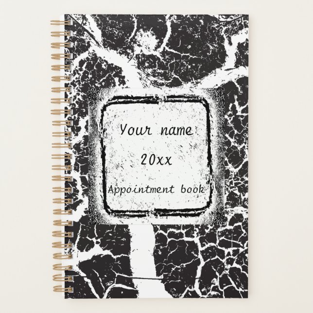 Stylish personalized appointment book planner (Front)