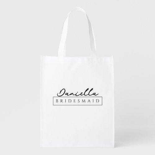 Stylish Personalized Bachelorette Party Tote Bags