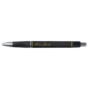 Stylish Personalized Name Black Emmy Pen