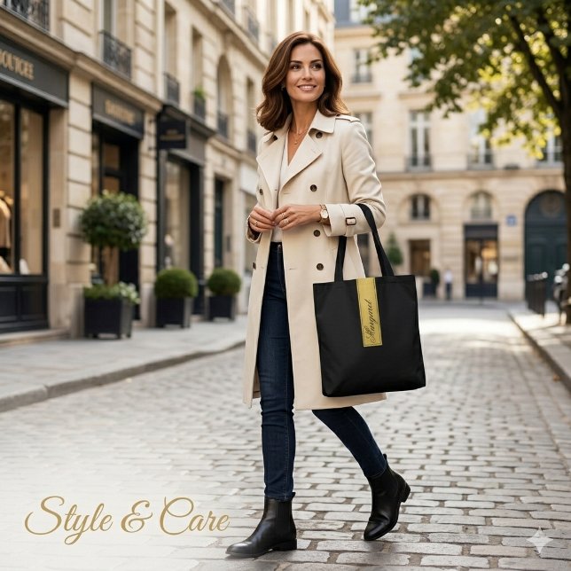 Stylish Personalized Name Custom Carry Tote Bag (Stylish Personalized Name Custom Carry Tote Bag)