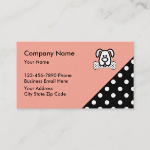 Stylish Pet Service Business Card