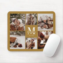  Stylish Photo Collage Personalized Monogram Gift