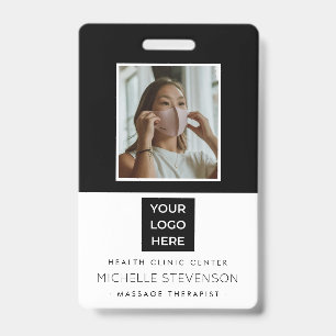 Stylish Photo Employee Badge