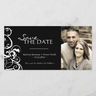Stylish Photo Save The Date Invitation