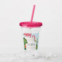 Wildflower Bouquet Trio, 16 oz Can Glass Tumbler, Iced Coffee