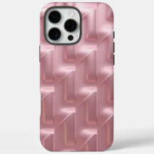 Stylish Pink Geometric Pattern iPhone Case
