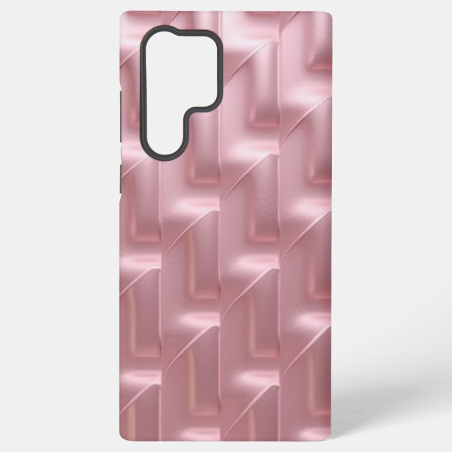 Stylish Pink Geometric Pattern Samsung Case (Back)