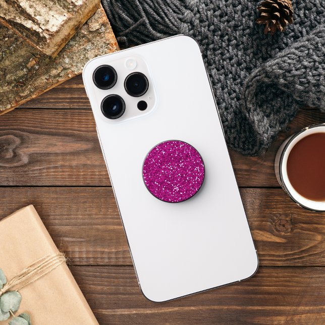 Stylish Pink Glitter PopSocket (Creator Uploaded)