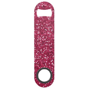 Stylish Pink Glitter Speed Bottle Opener