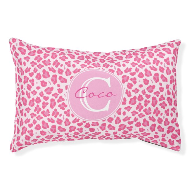 Stylish Pink on Pink Leopard Print | Personalized