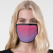 Stylish Pink to Purple Gradient Face Mask (Worn Her)