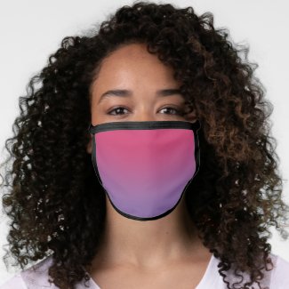 Stylish Pink to Purple Gradient Face Mask