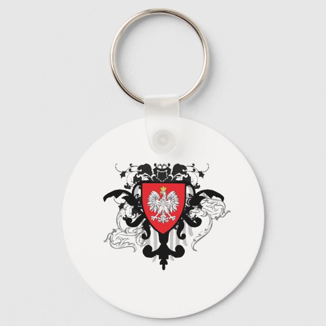 Stylish Poland Keychain (Front)