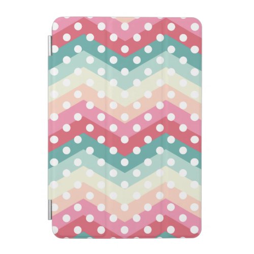 Stylish Polka Dot ZigZag iPad Mini Cover