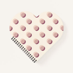 Stylish Polka Dots Purple Notebook