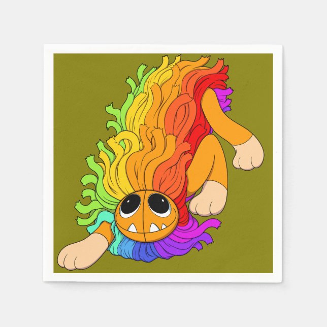 Stylish pop cocktail  napkins (Front)