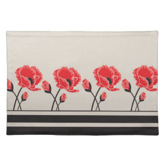 Stylish Poppy Placemat