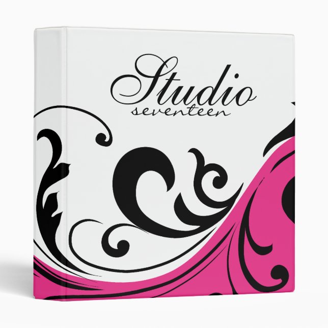 Stylish Portfolio Binder (Front/Spine)